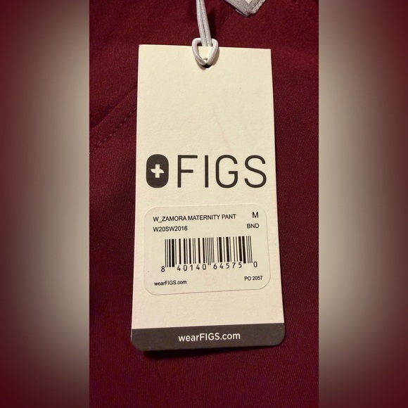 Women's Burgundy Jogger Pants - Picture 9 of 11